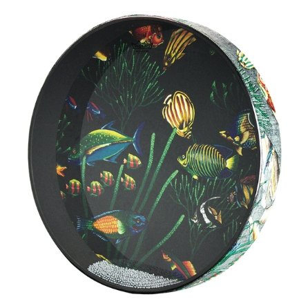 Remo 16" Ocean Drum Fish Graphic Frame Drum – ET-0216-10