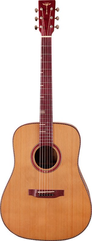 Tyma TD-10E Dreadnought Acoustic-Electric Guitar with Solid Sitka Spruce Top