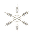 Jeweled Metal Snowflake Ornament (Set of 6)