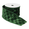 Melrose Checkered Texture Wired Ribbon (Set of 2)