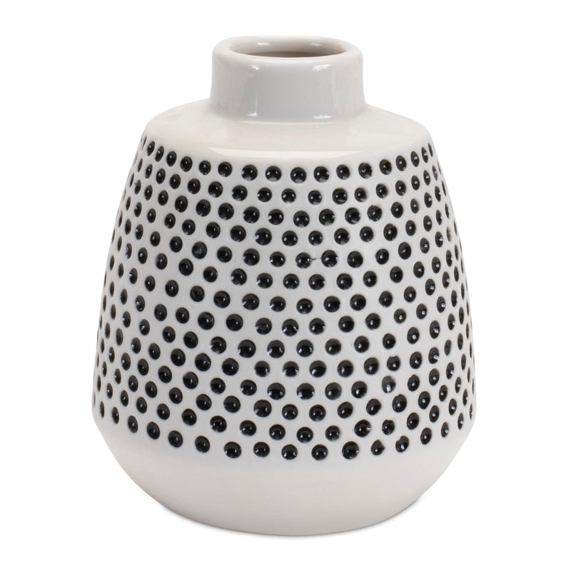 Melrose Bubbled Ceramic Bud Vase (Set of 4)