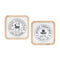 Melrose Holiday Mail Stamp Plaque (Set of 12)