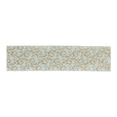 Melrose Orante Blue and Gold Glitter Wired Ribbon 4" x 10 yds.