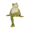Melrose Frog Shelf Sitters (Set of 3) 4"H Resin Green