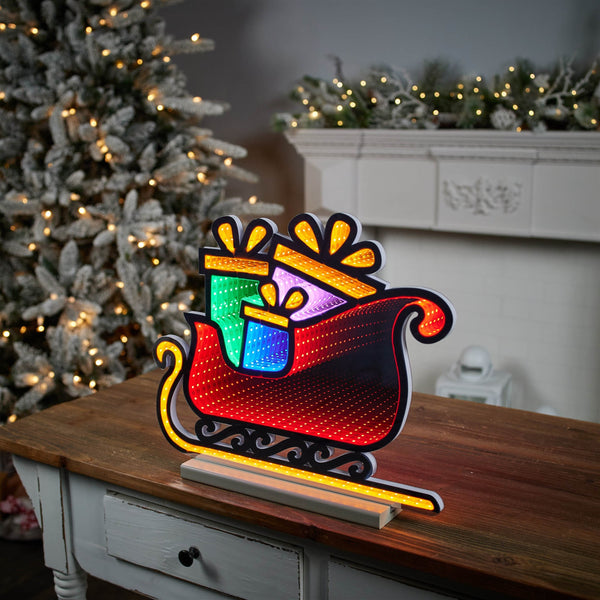 Melrose Santa's Sleigh Ekkolight 17"L