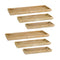 Melrose Natural Wooden Nesting Tray (Set of 6)