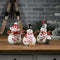 Melrose Cardinal Snowman Figurnie (Set of 2)