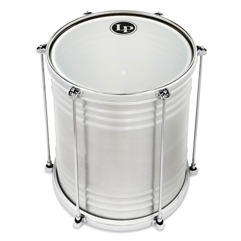 Latin Percussion LP3110 12"x10" Aluminum Repinique w/ Ribbed Shell & Curved Rims