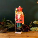 Melrose Glittered Nutcracker Figurine (Set of 2)