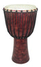 Tycoon Percussion 10" Red Marble Rope-Tuned Djembe TAJ-10 RMA