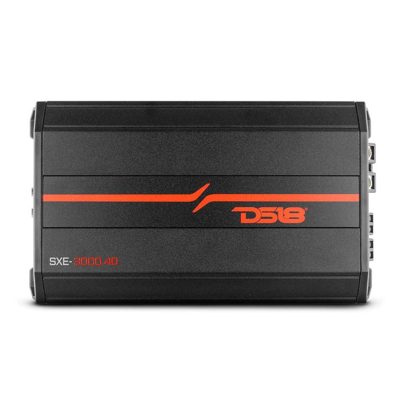 DS18 SXE-3000.4D/BK 4-Channel 1280W RMS Amplifier - Black