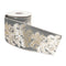 Melrose Embroidered Damask Wired Ribbon 4" x 5 Yds.
