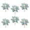 Melrose Beaded Magnolia Flower Stem (Set of 6)