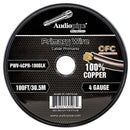 Audiopipe 100% Copper 4 Gauge 100 Foot Roll  BLACK PWV4CPR100BLK