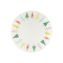 Melrose Ceramic Pine Tree Print Platter (Set of 3)