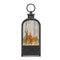 Melrose LED Snow Globe Lantern with Forest Deer 9.5"H