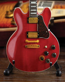 Axe Heaven GG-326 Gibson BB King ES-355 Lucille Cherry Mini Guitar Model