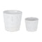 Melrose Porcelain Face Planter Set of 2 Planter, Face, Porcelain