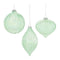 Melrose Iridescent Ribbed Glass Ornament (Set of 6)