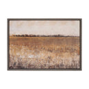 Melrose Framed Landscape Canvas Art 34"L Wall Decor, Rustic, Wood