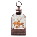 Melrose LED Deer Couple Snow Globe 11"H