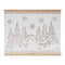 Melrose Carved Wood Winter Village Wall Art 19"L