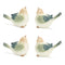 Melrose Terra Cotta Bird Figurine (Set of 4)