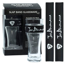 Iconic Concepts Joe Bonamassa 2-Pack Slap Band Pint Glassware Black Band/White