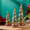 Melrose Multicolor Mercury Glass Pine Tree (Set of 3)