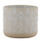Melrose Porcelain Geometric Patterned Planter Set of 2 Planter, Porcelain