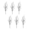 Melrose Glittered Tinsel Branch (Set of 6)
