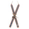 Melrose Wood Ski Ornament (Set of 2)