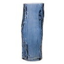 Melrose Blue Wavy Glass Vase (Set of 2)