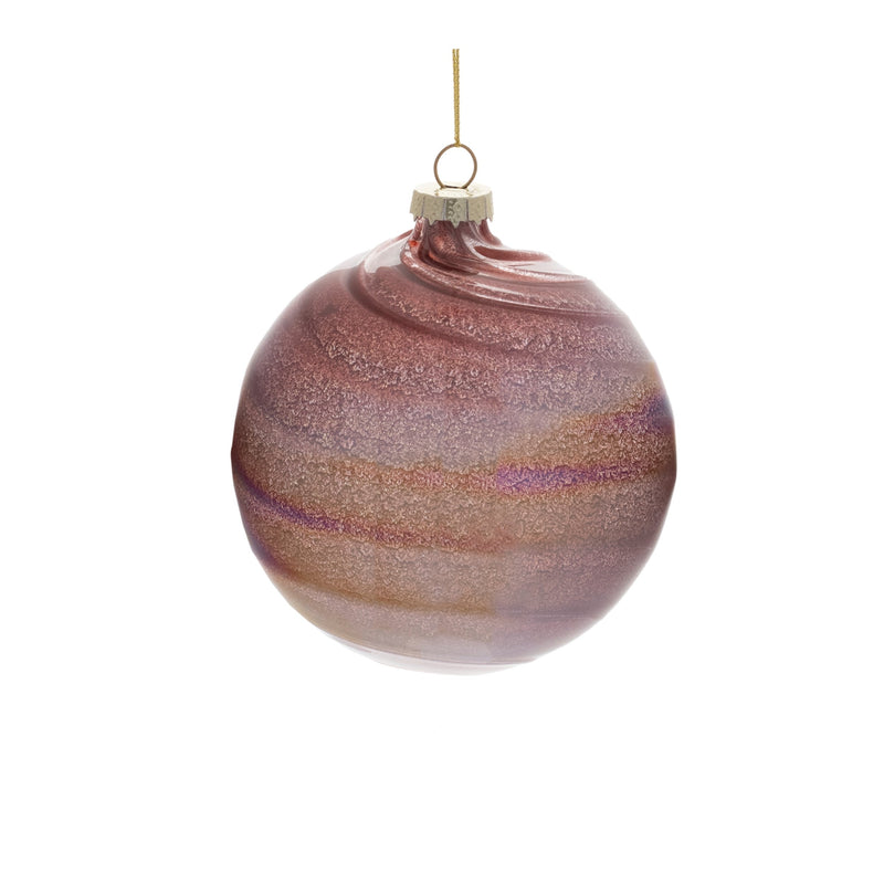 Melrose Iridescent Swirl Glass Ornament (Set of 6)