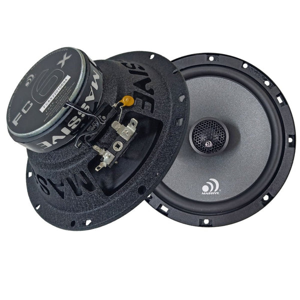 Massive Audio 6.5" 75 Watts RMS 4 Ohm Coaxial Speaker Pair – FC6X