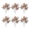 Melrose Glittered Long Leaf Eucalyptus Spray (Set of 6)