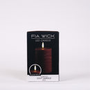 Melrose FIA Wick Red Pillar Candle (Set of 2)