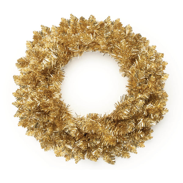 Melrose Metallic Pine Tinsel Wreath 24"D