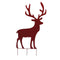 Melrose Metal Deer Cut-Out Yard Stakes – Set of 2