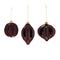 Melrose Velvet Glass Ornament (Set of 6)