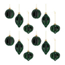 Melrose Velvet Glass Ornament (Set of 12)