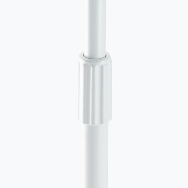 On‑Stage MS7201QTRW White Quarter‑Turn Round‑Base Mic Stand 34″–60″