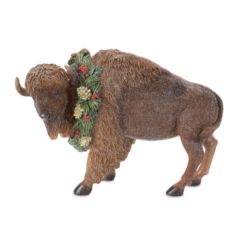 Melrose Winter Bison Figurine (Set of 4)