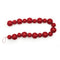 Melrose Beaded Ball Ornament String Garland (Set of 2)