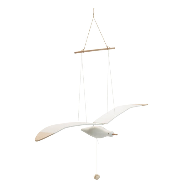 Melrose Hanging Wood Sea Bird Decor 37"H
