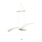 Melrose Hanging Wood Sea Bird Decor 37"H