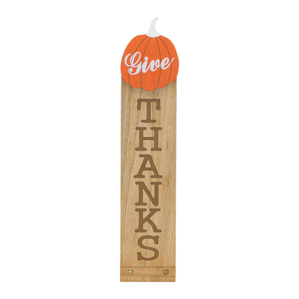 Melrose Give Thanks Wooden Sign