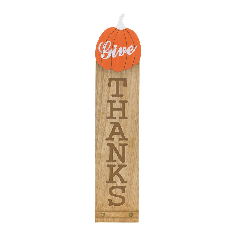 Melrose Give Thanks Wooden Sign