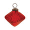 Melrose Ribbed Glass Diamond Ornament (Set of 12)
