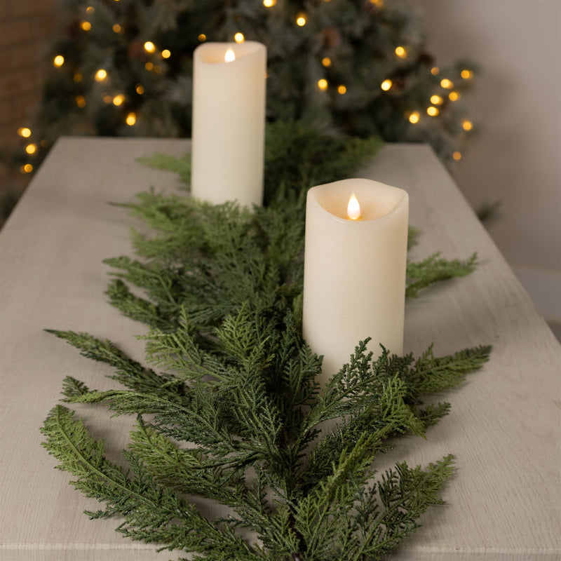 Melrose Winter Cedar Foliage Garland (Set of 2)